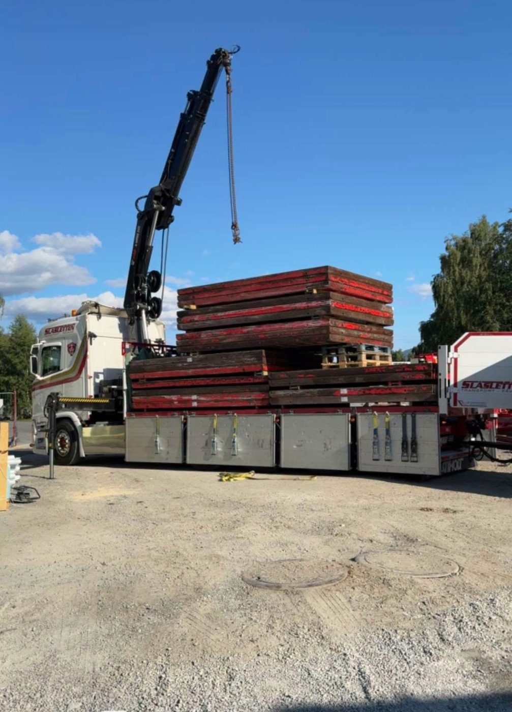 Transportoppdrag med krokbil