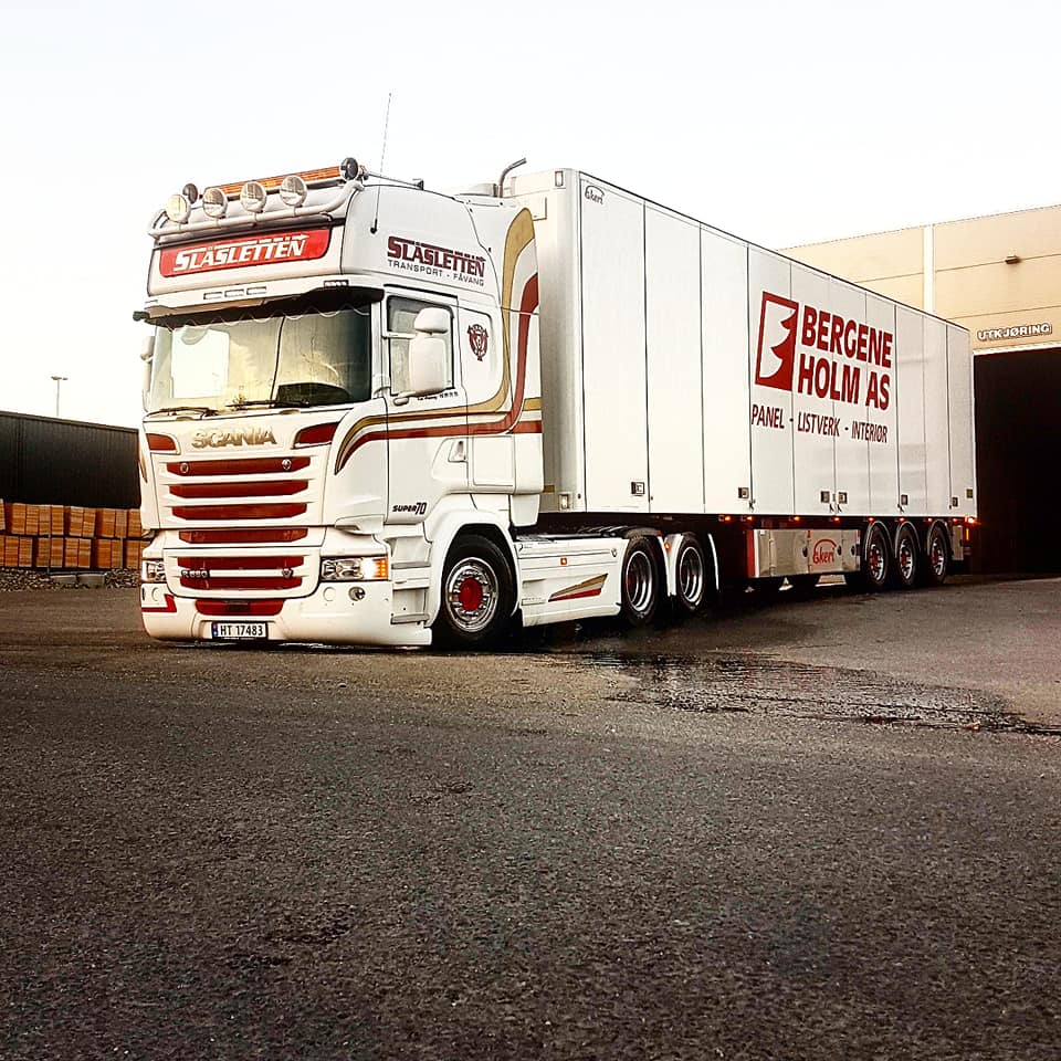 Slåsletten Transport lastebil